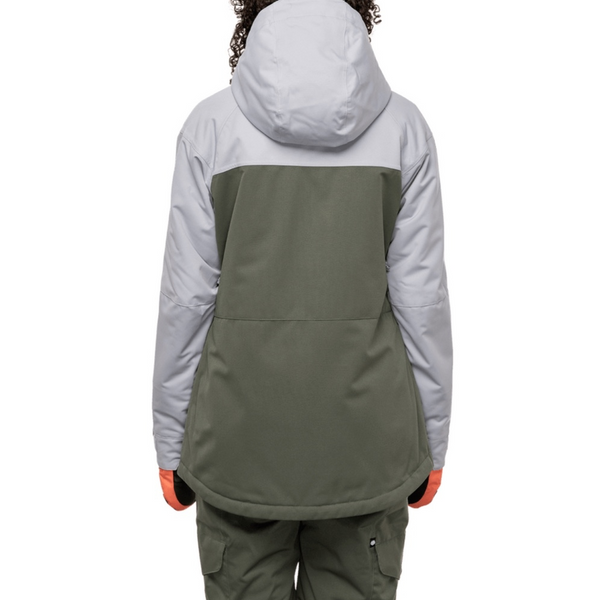 Жіноча гірськолижна куртка 686 Athena Insulated Jacket Goblin Green Colorblock 2200000161529 фото