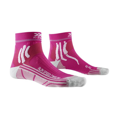 Жіночі бігові термошкарпетки X-Socks Run Speed Two Women FlamPink/Pearl Grey 7613418010474 фото