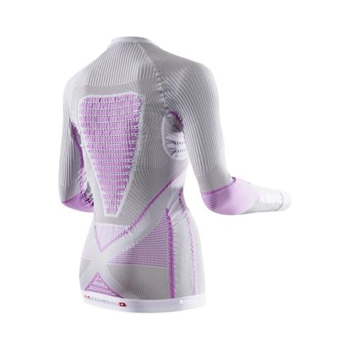 Жіноча термобілизна X-Bionic Radiactor Evo Lady Shirt Long Sleeves Silver/Fucsia 8050689207285 фото