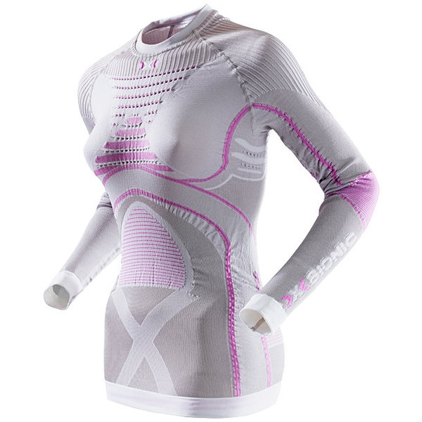 Жіноча термобілизна X-Bionic Radiactor Evo Lady Shirt Long Sleeves Silver/Fucsia 8050689207285 фото
