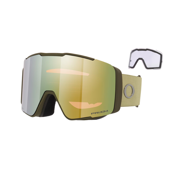 Гірськолижна маска Oakley Line Miner Pro L Fern/Prizm Sage Gold Iridium&Prizm Clear 0888392683199 фото