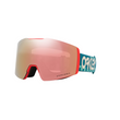 Гірськолижна маска Oakley Fall Line M Pacific Chex/Prizm Rose Gold Iridium