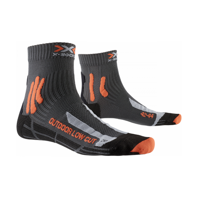 Трекінгові термошкарпетки X-Socks Trek Outdoor Low Cut Men Socks Anthracite/Orange 7613418028462 фото