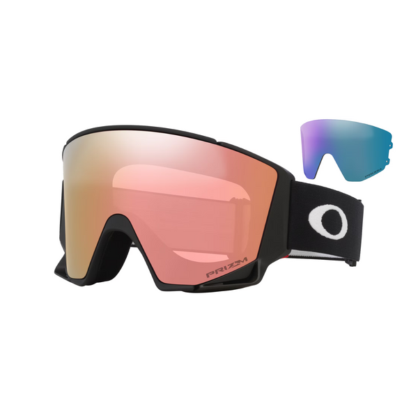 Гірськолижна маска Oakley Flow Scape L Matte Black/Prizm Rose Gold Iridium&Prizm Iced Iridium 0888392668288 фото