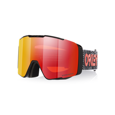 Гірськолижна маска Oakley Line Miner Pro L Gloss Black/Prizm Torch Iridium&Prizm Iced Iridium 0888392683229 фото