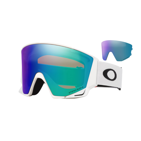 Гірськолижна маска Oakley Flow Scape L Matte White/Prizm Argon Iridium&Prizm Iced Iridium 0888392668325 фото