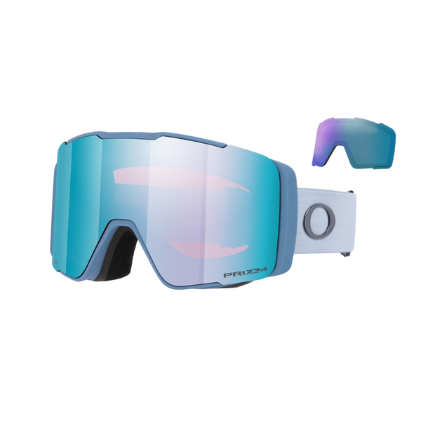 Гірськолижна маска Oakley Line Miner Pro M Stonewash/Prizm Sapphire Iridium&Prizm Iced Iridium 0888392683236 фото
