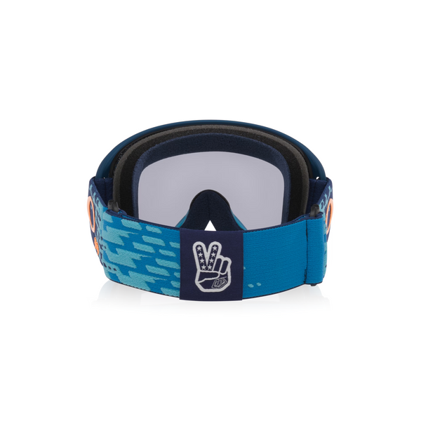 Маска для MTB Oakley O-Frame 2.0 PRO MTB (Troy Lee Designs Series) Navy Clear/Light Grey 0888392676474 фото