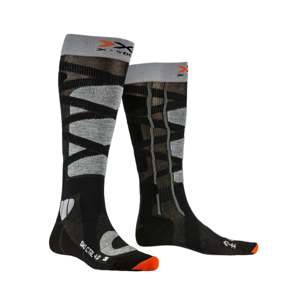 Термошкарпетки X-Socks Ski Control 4.0 Anthracite Melange/Stone Grey Melange 7613418015417 фото