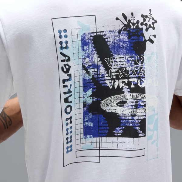 Футболка Oakley Futurescape Logo Hibiscus Tee 8056153911559 фото