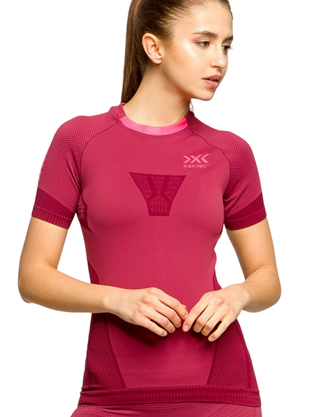 Жіноча бігова футболка X-Bionic Invent Run Speed Shirt SH SL Woman 7613418003742 фото