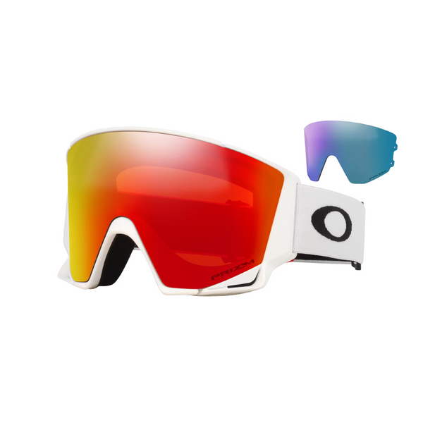 Гірськолижна маска Oakley Flow Scape L Matte White/Prizm Torch Iridium&Prizm Iced Iridium 0888392668318 фото