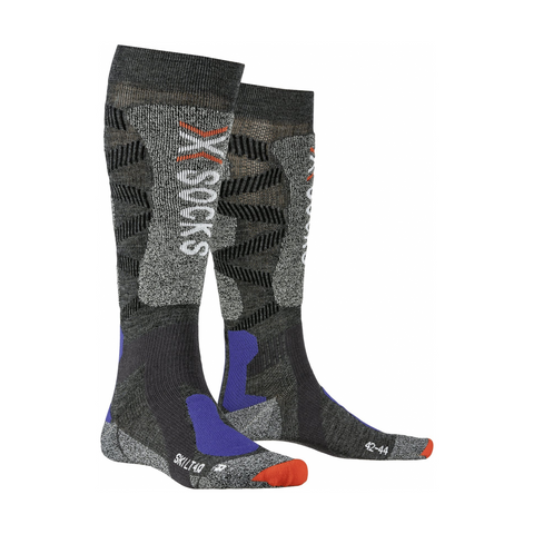 Термошкарпетки X-Socks Ski Light 4.0 Anthracite Melange/Stone Grey Melange 7613418015646 фото