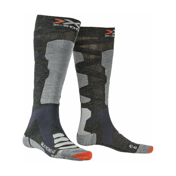 Термошкарпетки X-Socks Ski Silk Merino 4.0 Anthracite Melange/Grey Melange 7613418016018 фото