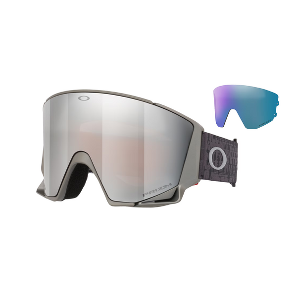 Гірськолижна маска Oakley Flow Scape L Black Bark Fade/Prizm Black Iridium&Prizm Iced Iridium 0888392682697 фото