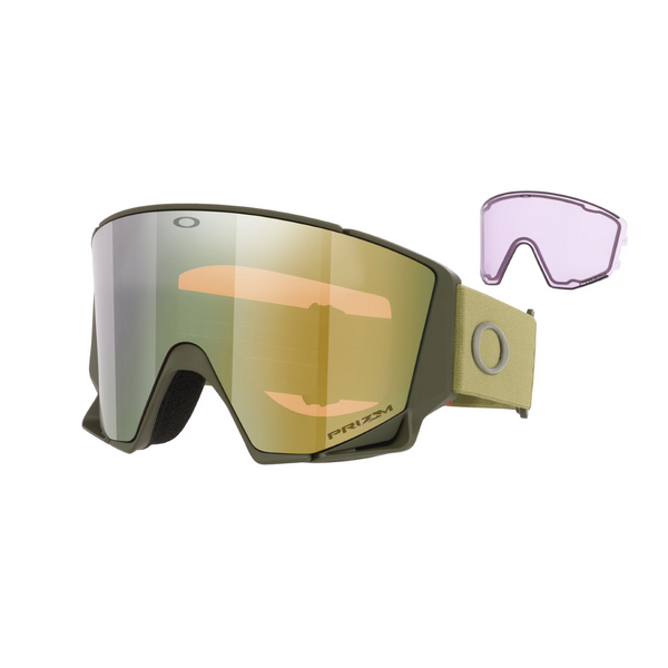 Гірськолижна маска Oakley Flow Scape L Fern/Prizm Sage Gold Iridium&Prizm Clear 0888392682673 фото