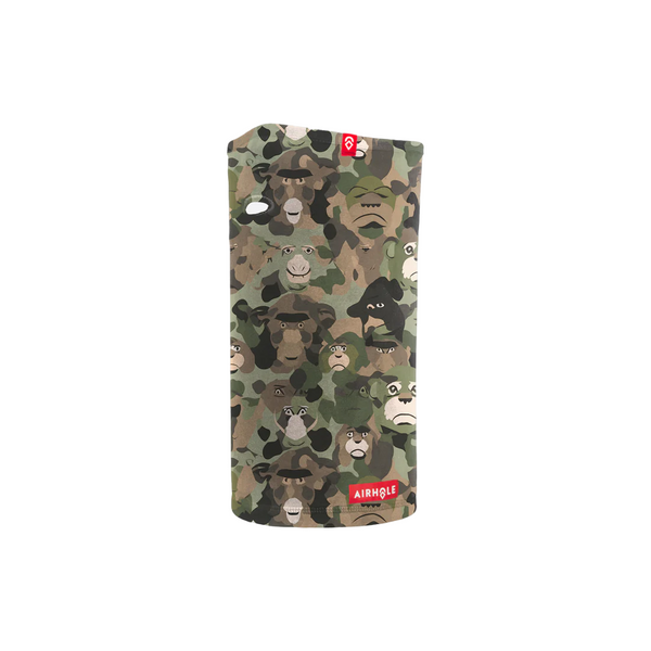 Дитячий утеплювач для шиї Airhole Airtube Ergo Junior Milk Fleece Monkey Camo 2200000189127 фото