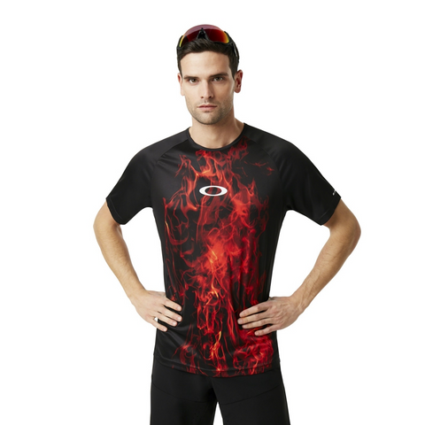 Футболка Oakley Mtb SS Tech Tee Flames 2200000071460 фото