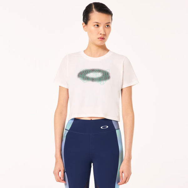 Жіноча футболка Oakley W Pursuit Crop Tee 8056153247207 фото