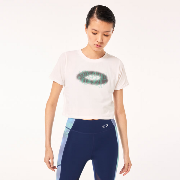 Жіноча футболка Oakley W Pursuit Crop Tee 8056153247207 фото