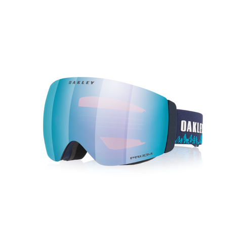 Гірськолижна маска Oakley Flight Deck Pro M (Mikaela Shiffrin Signature Series) Space Dust Abyss/Prizm Sapphire Iridium&Prizm Iced Iridium 0888392686503 фото