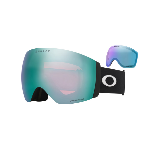Гірськолижна маска Oakley Flight Deck Pro L Matte Black/Prizm Sapphire Iridium&Prizm Iced Iridium 0888392673978 фото
