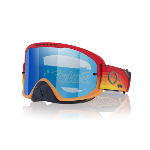 Маска для мотокросу та MTB Oakley O-Frame 2.0 PRO MX (Troy Lee Designs Series) Red/Orange/Black Ice Iridium 0888392675958 фото