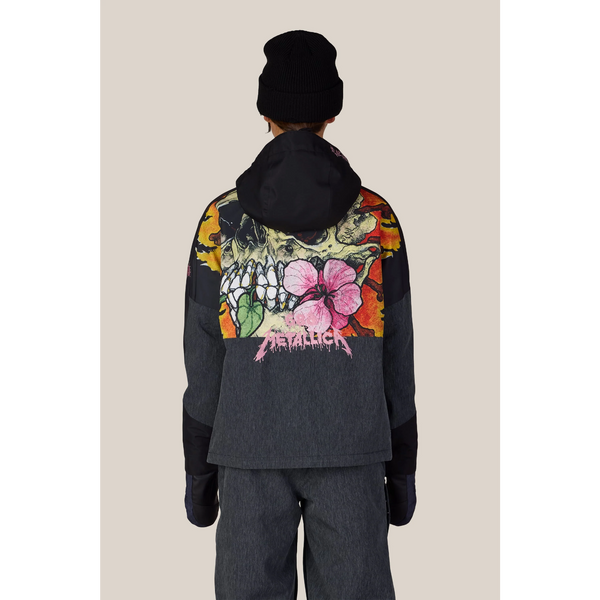 Жіноча гірськолижна куртка 686 Metallica Burning Skull Insulated Jacket 2200000193070 фото