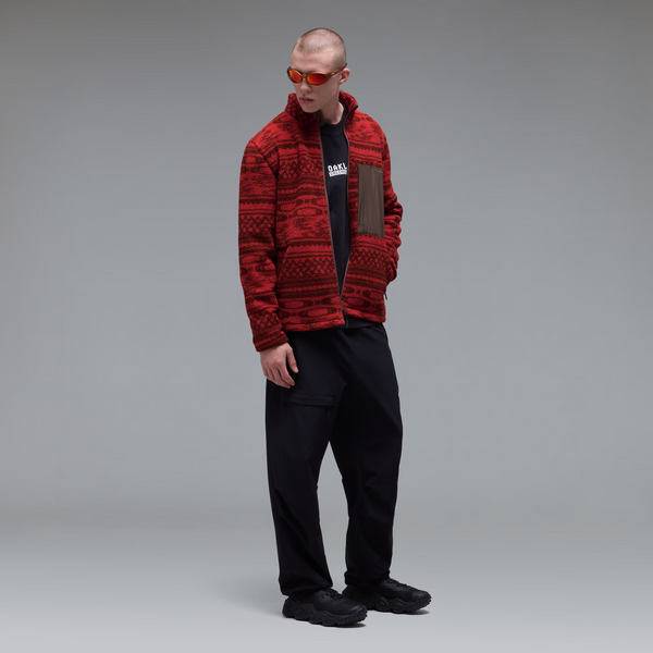 Флісова кофта Oakley Snowdrift Mountain Fire Sherpa 8051731140154 фото
