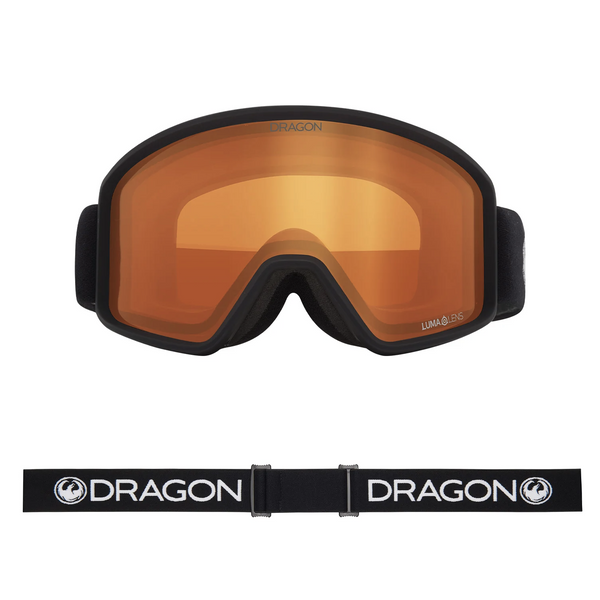 Гірськолижна маска Dragon DXT OTG Black Lumalens Amber 2200000177643 фото