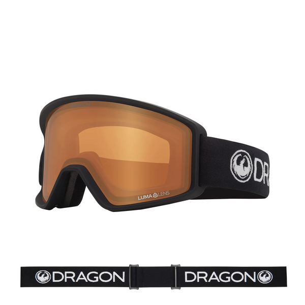 Гірськолижна маска Dragon DXT OTG Black Lumalens Amber 2200000177643 фото