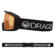 Гірськолижна маска Dragon DXT OTG Black Lumalens Amber 2200000177643 фото 3